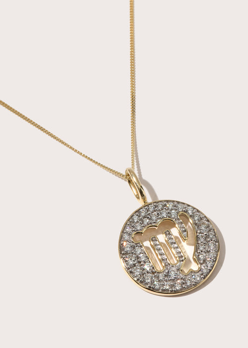 Diamond Zodiac Pendant