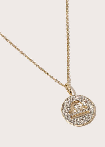 Diamond Zodiac Pendant