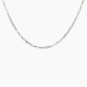 SILVER ELECTRIC CHAIN LONG