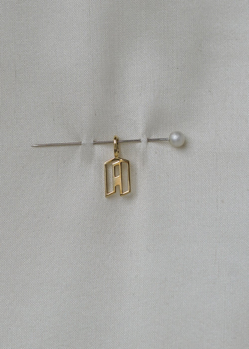 Cut Initial Pendant