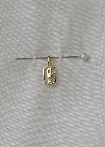 Cut Initial Pendant