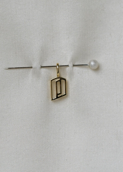 Cut Initial Pendant