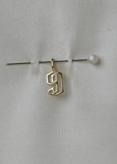 Cut Initial Pendant