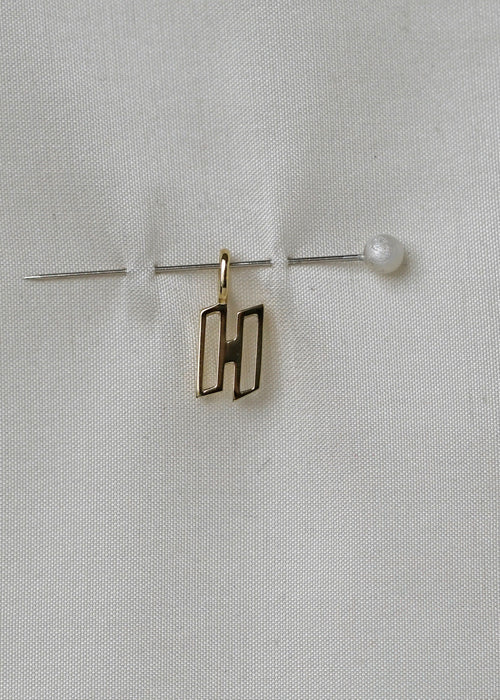 Cut Initial Pendant