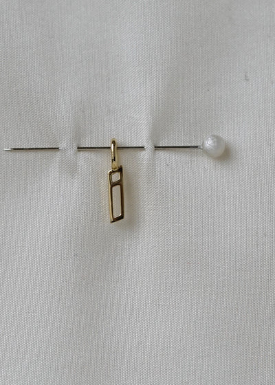 Cut Initial Pendant