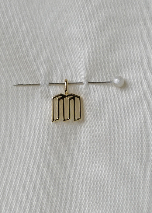 Cut Initial Pendant