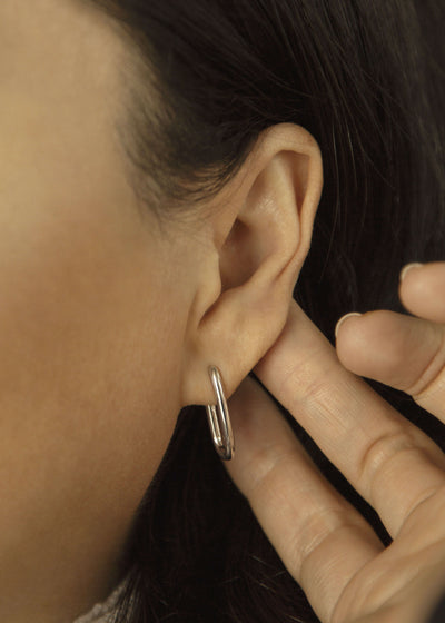 Paperclip Medium Earring