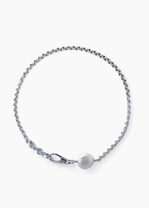 Carabiner Pearl Anklet