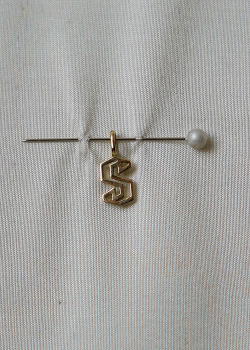 Cut Initial Pendant