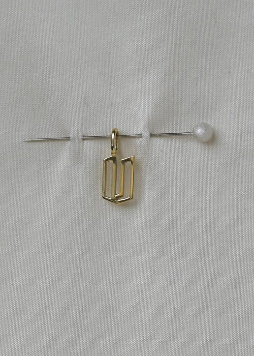 Cut Initial Pendant