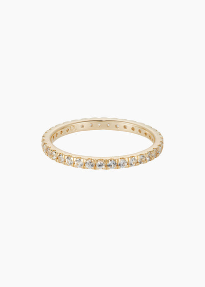 White Sapphire Full Eternity Ring