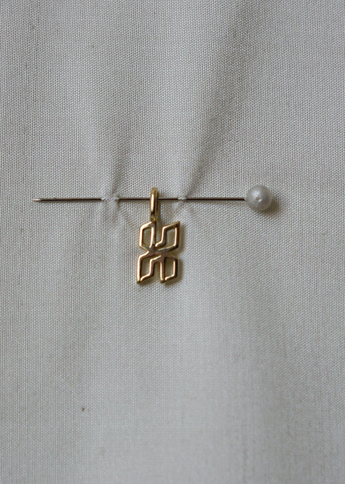 Cut Initial Pendant