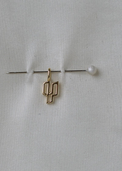 Cut Initial Pendant