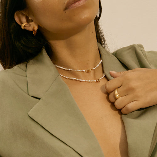 Pearl Link Up Necklace