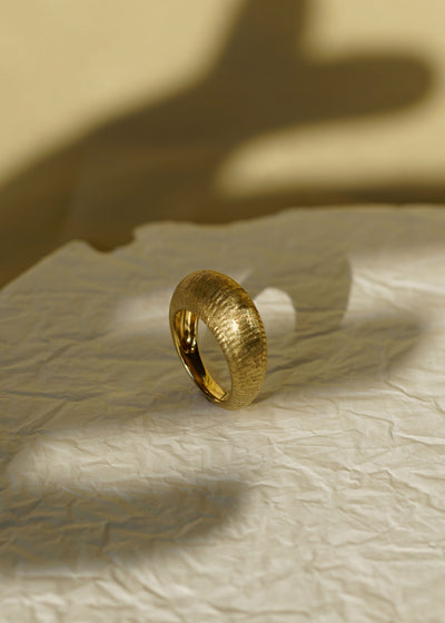 Textured Dome Ring