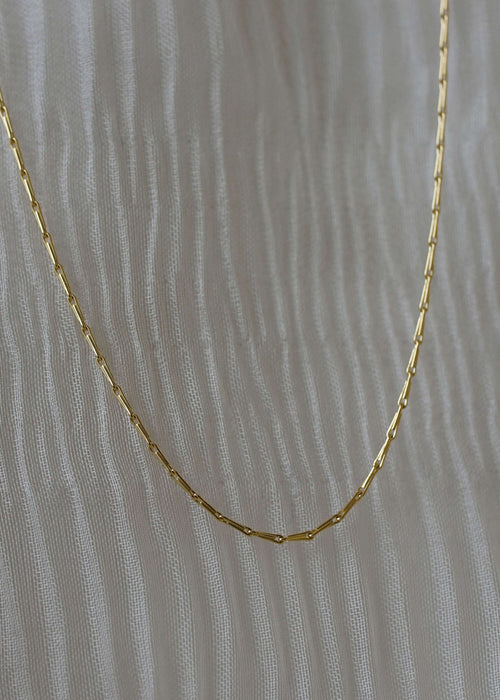 Solid Gold Barley Chain