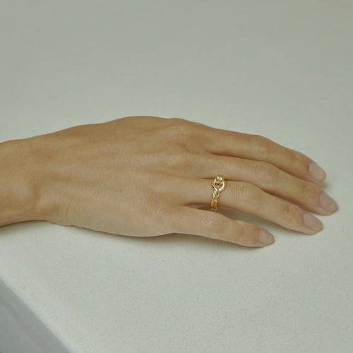 Vermeil Locked Ring