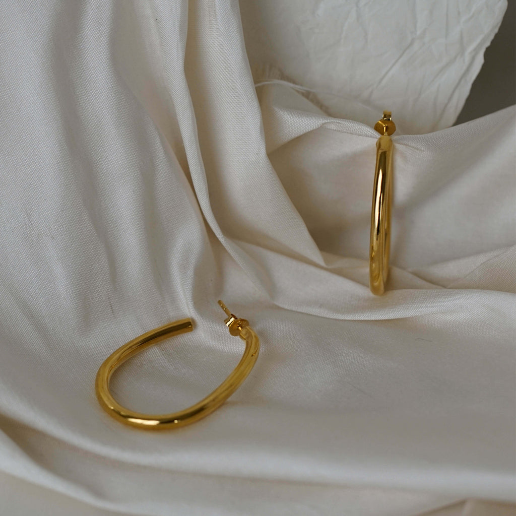 Set of gold hoops Clearance