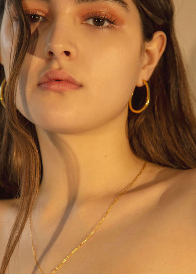 Large Oval Hoops