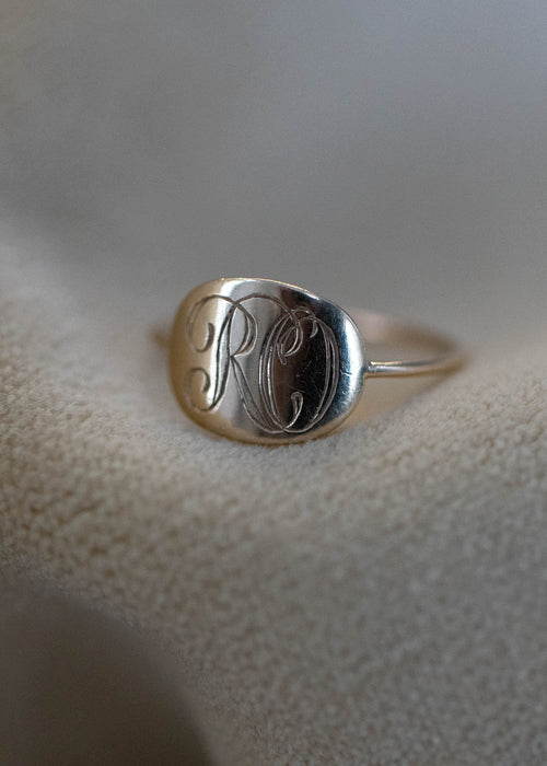 Modern Signet with Complimentary Hand Engraving